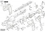 Bosch 3 601 AB2 011 GBM 8-13 Drill Spare Parts
